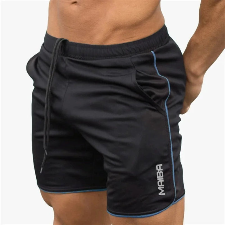 Slim-Fit Elastic Men's Swimming Trunks