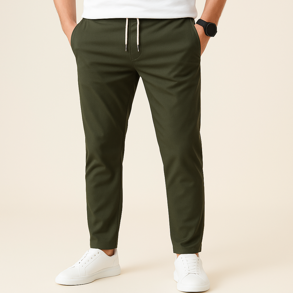 Men’s Slim Fit Drawstring Pants