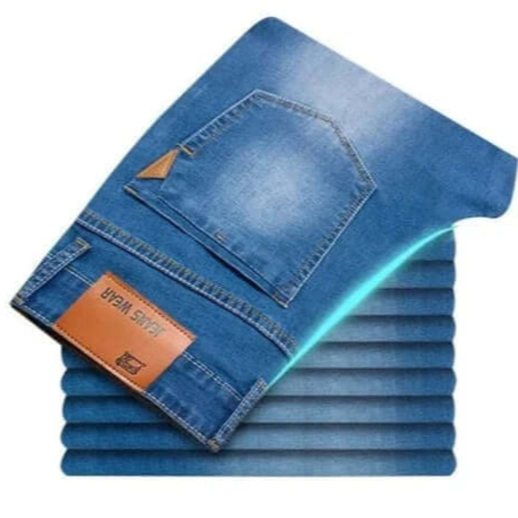 Men's Straight Leg Jeans - Durable Denim