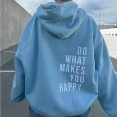 Inspire – Hoodie with Motivational Print for Women