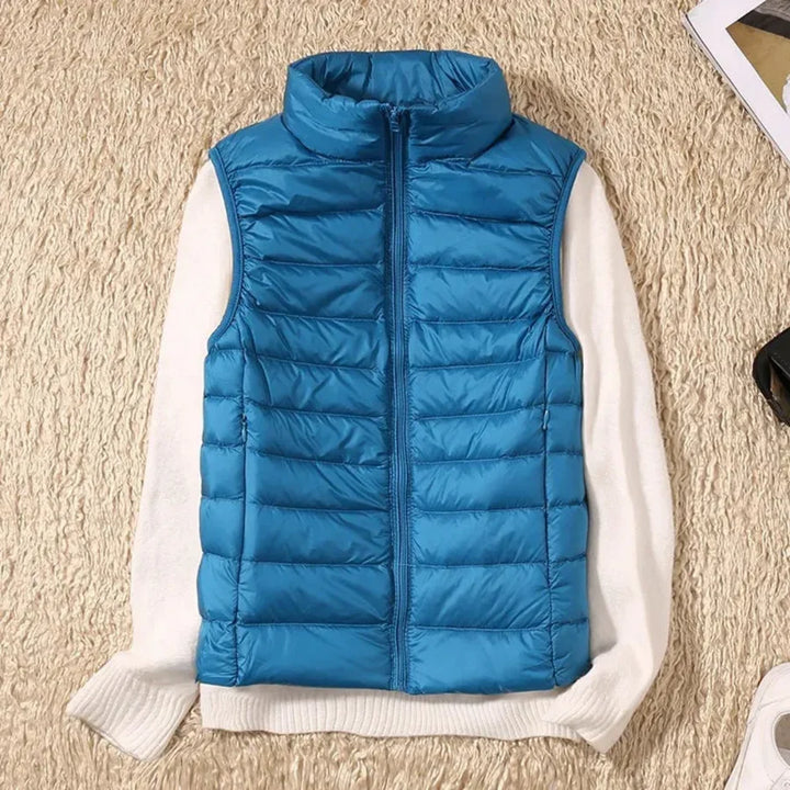 Windproof Women's Bodywarmer with Zipper