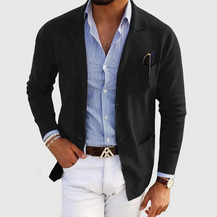 Dan – Men's Blazer with Casual Flap Pockets for men