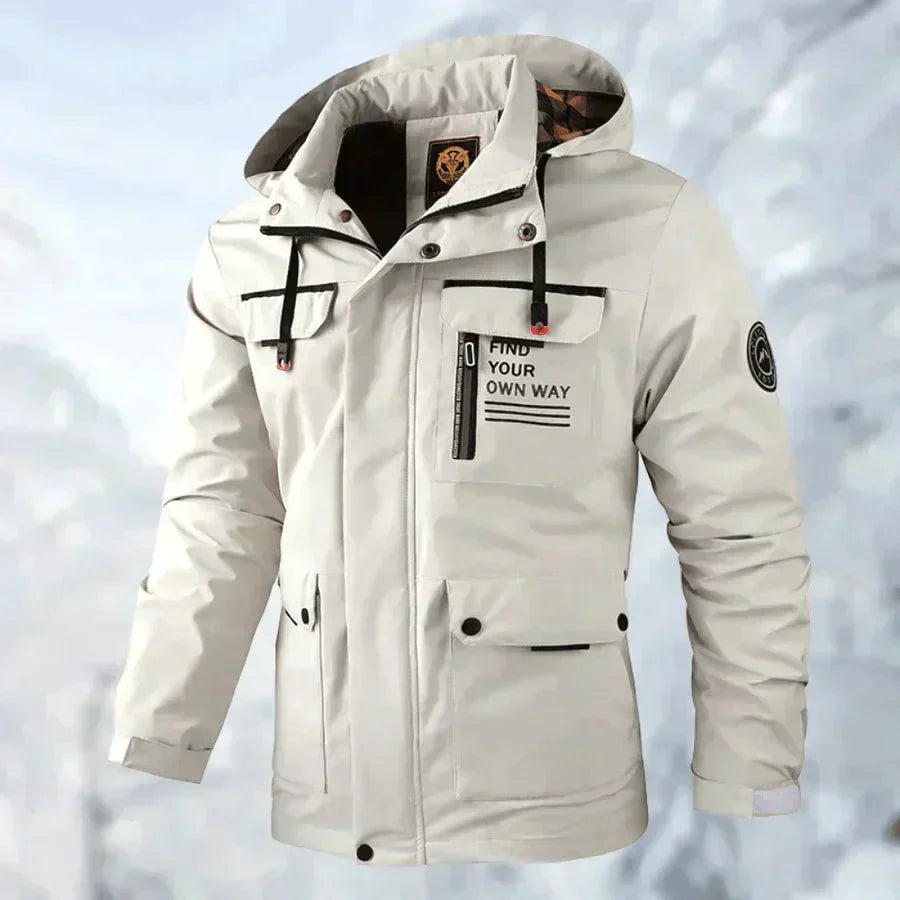 Cael – Men's Wind and Waterproof Hooded Jacket