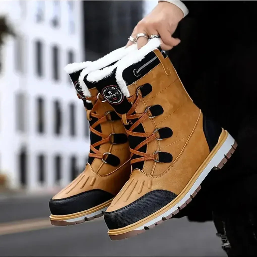 Men’s Insulated Weather-Ready Boots – Rugged Outdoor Footwear
