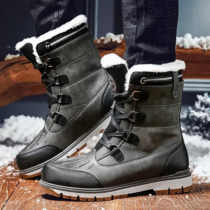 Men’s Insulated Weather-Ready Boots – Rugged Outdoor Footwear