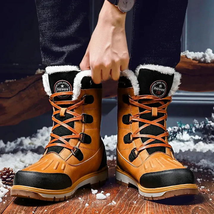 Men’s Insulated Weather-Ready Boots – Rugged Outdoor Footwear