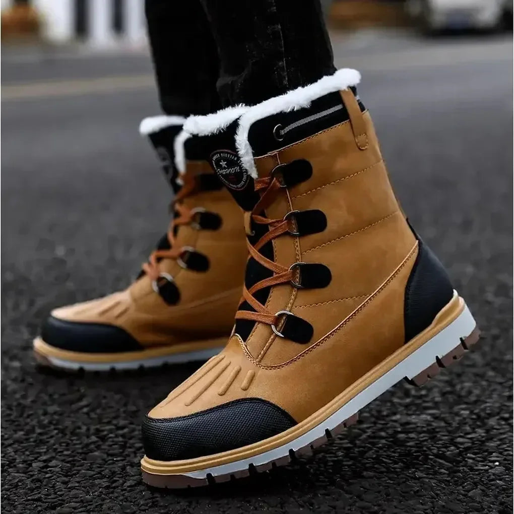 Men’s Insulated Weather-Ready Boots – Rugged Outdoor Footwear