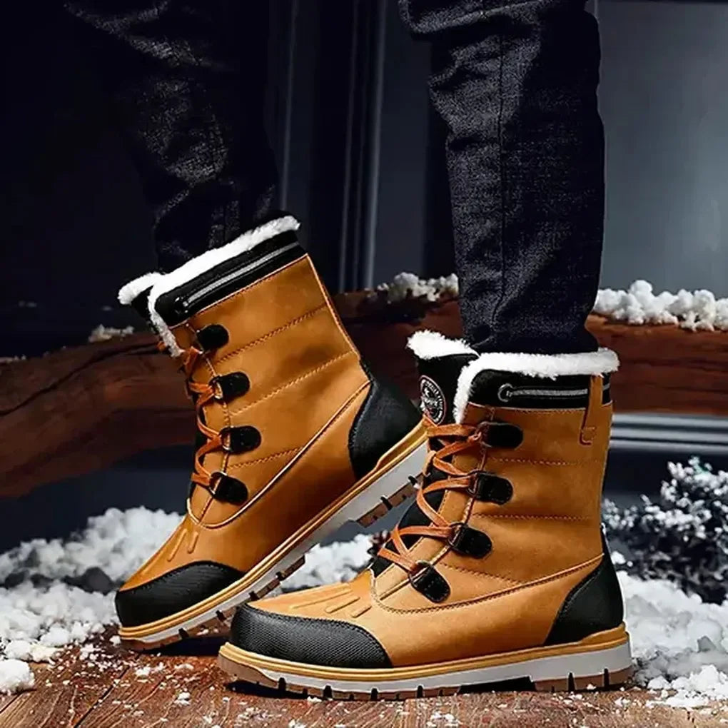 Men’s Insulated Weather-Ready Boots – Rugged Outdoor Footwear