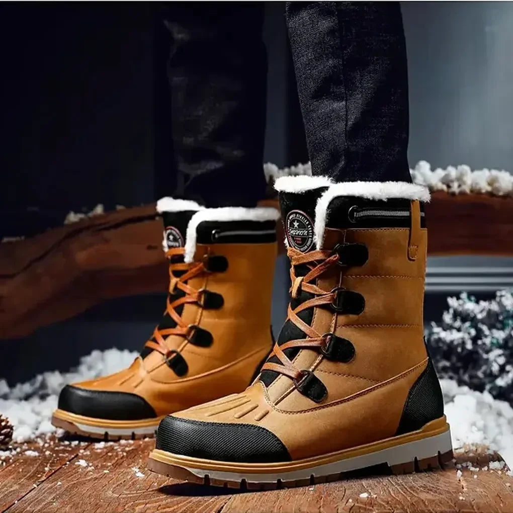 Men’s Insulated Weather-Ready Boots – Rugged Outdoor Footwear