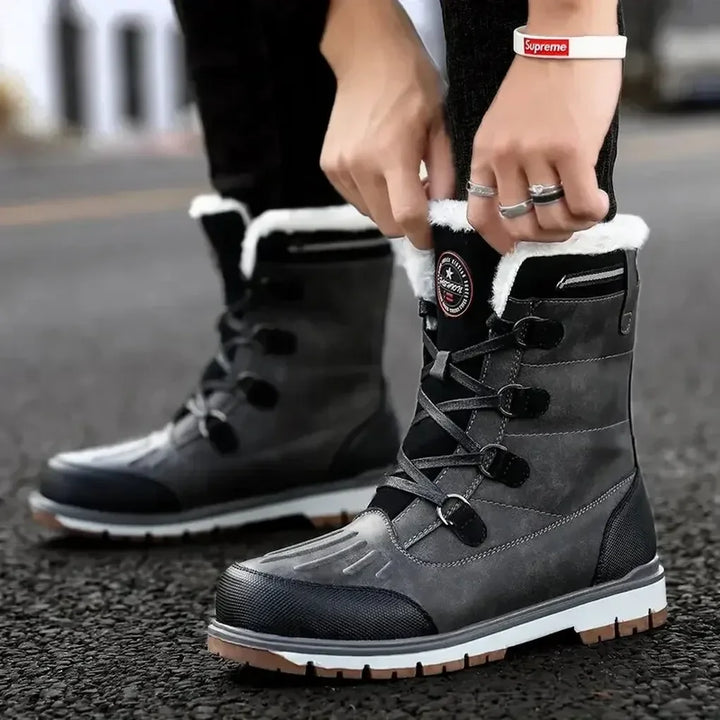 Men’s Insulated Weather-Ready Boots – Rugged Outdoor Footwear