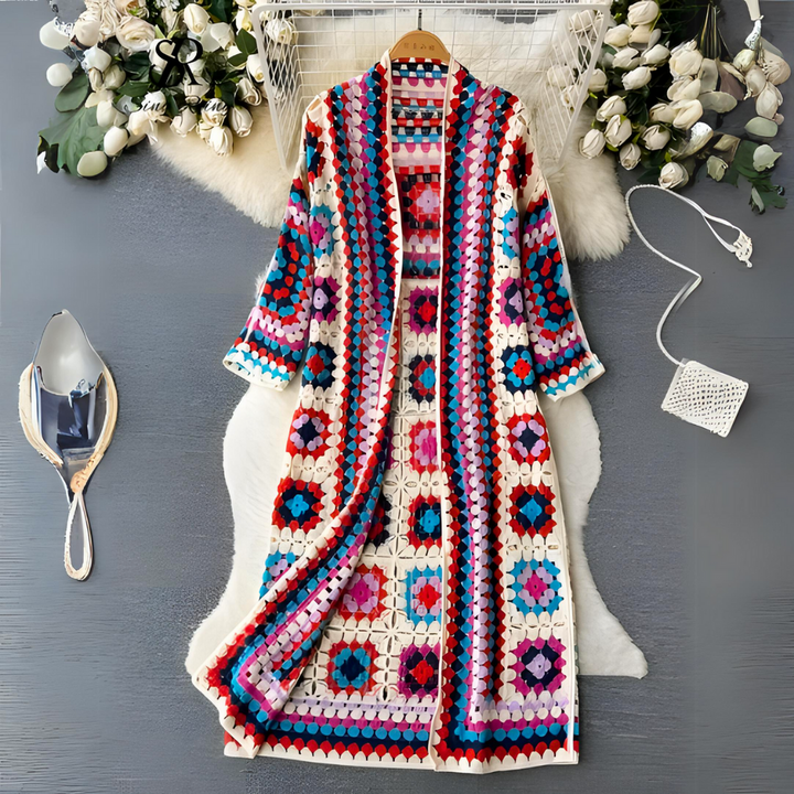 Corrie Long Colorful Cardigan