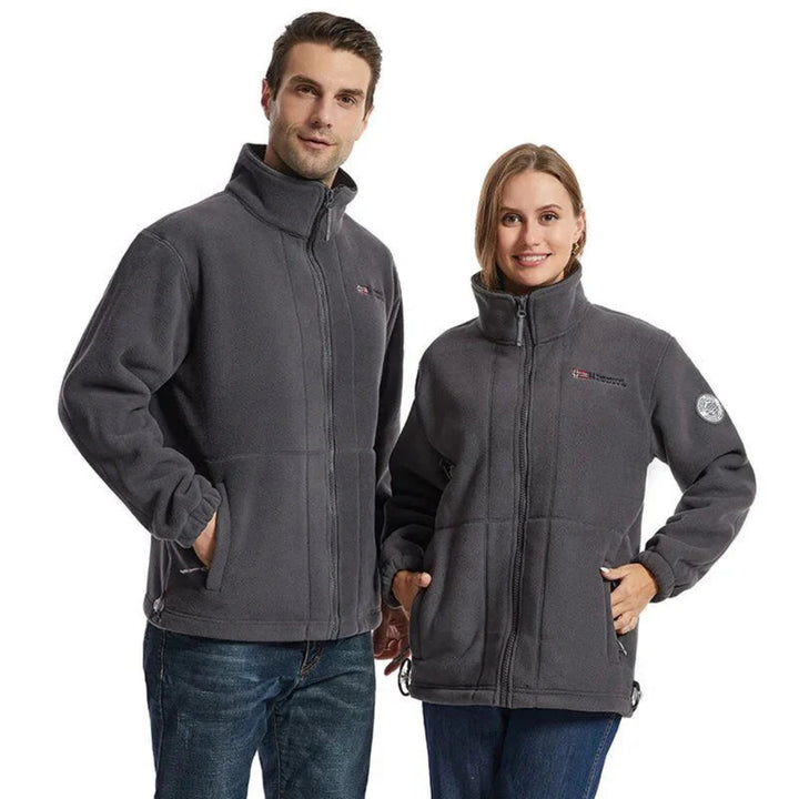 Wind Resistant Men's Fleece Jacket  Practical and Stylish