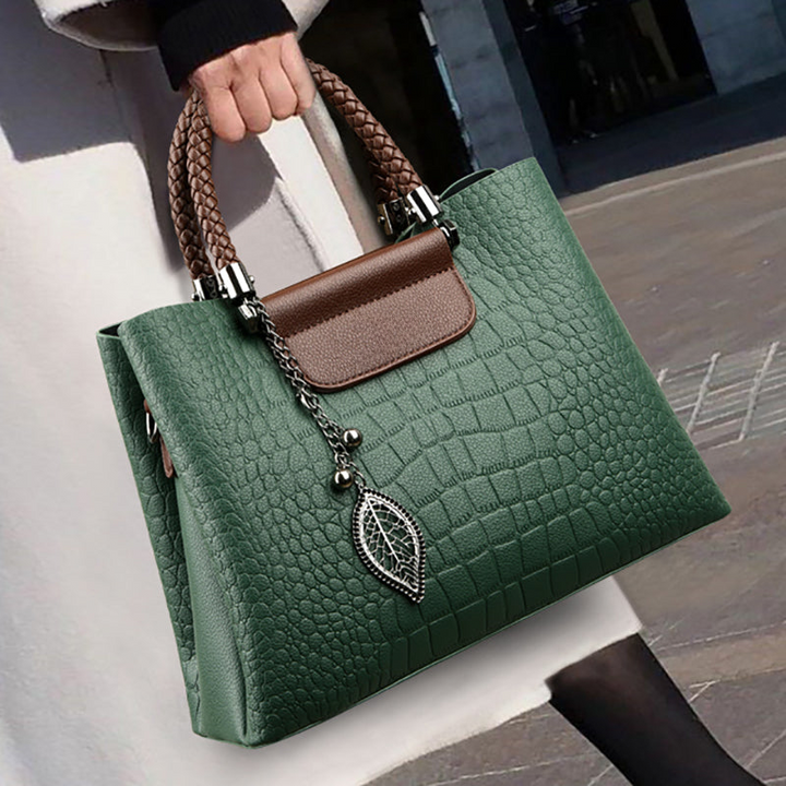 Lyudmila - Luxe Teak Handbag for women