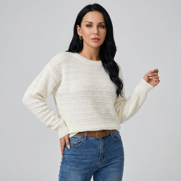 Women’s Bow-Back Pullover Sweater