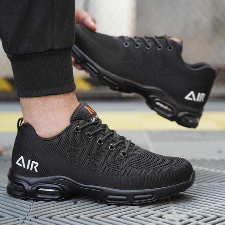 Lightweight Waterproof Black Safety Shoes Built for Protection, Engineered for Comfort
