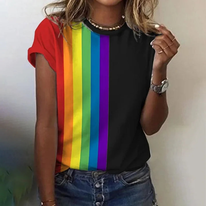 Stylish Rainbow T-Shirt (Pre-sale)