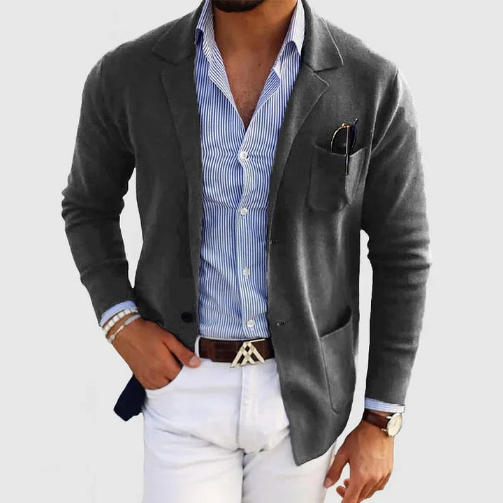 Dan – Men's Blazer with Casual Flap Pockets for men