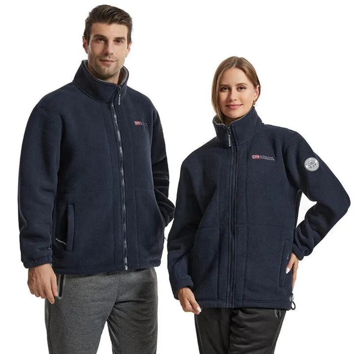 Wind Resistant Men's Fleece Jacket  Practical and Stylish