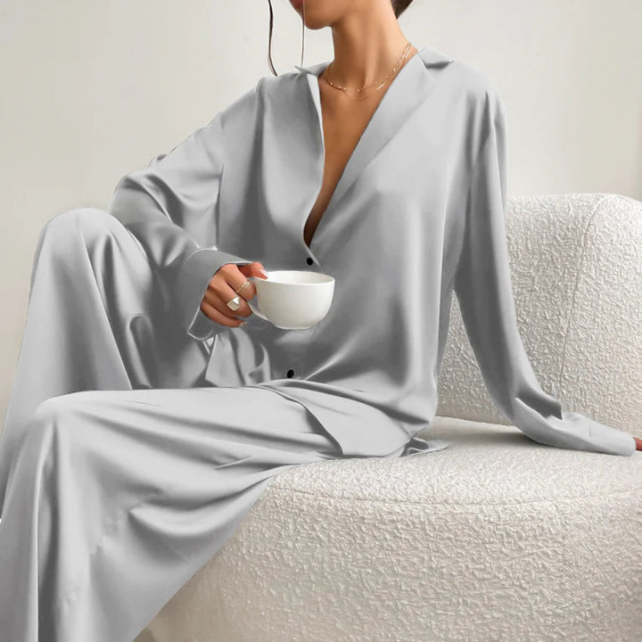 Women’s Satin Loungewear Set