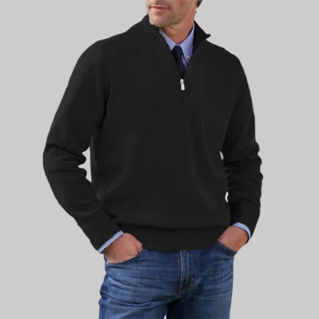 Men’s Half-Zip Sweater – Layered Style with Seasonal Appeal
