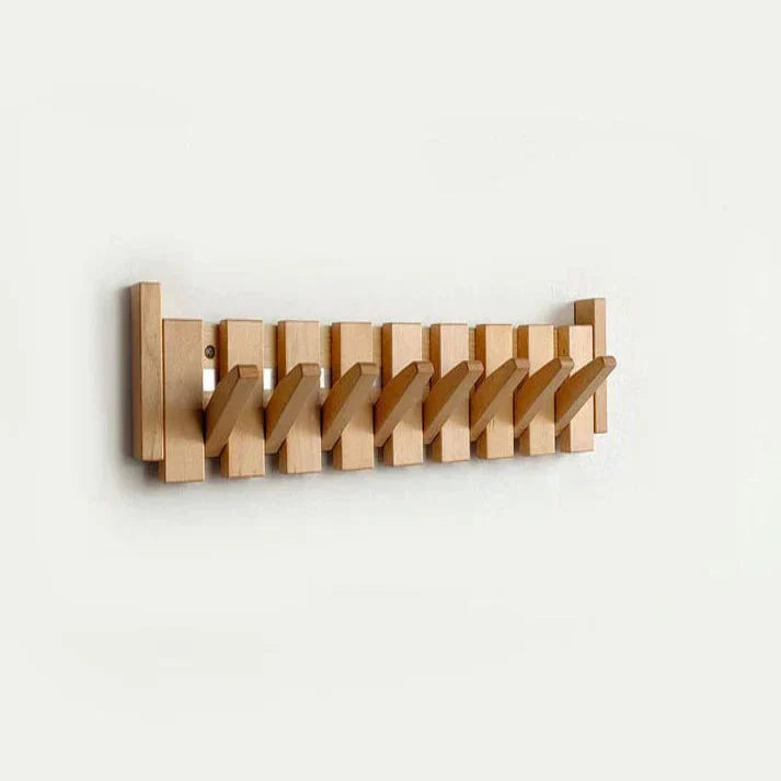 Wooden Piano Coat Rack Artistic Design with Functional Elegance