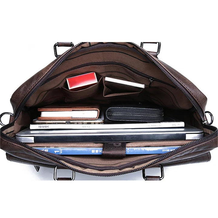Benedicto – Elegant Leather Shoulder Bag for Men