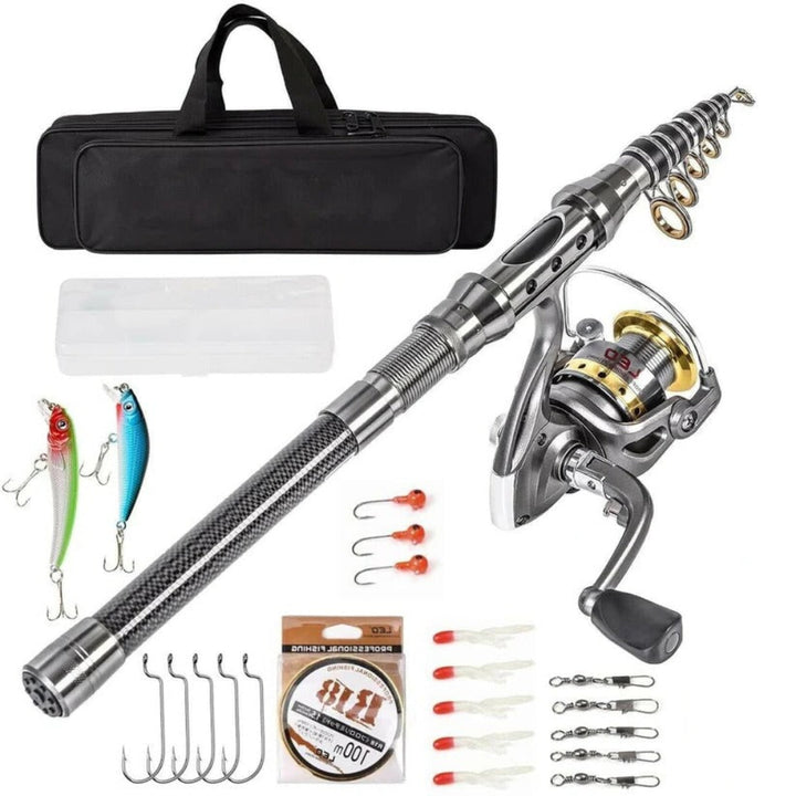 Carbon Fiber Telescopic Fishing Rod