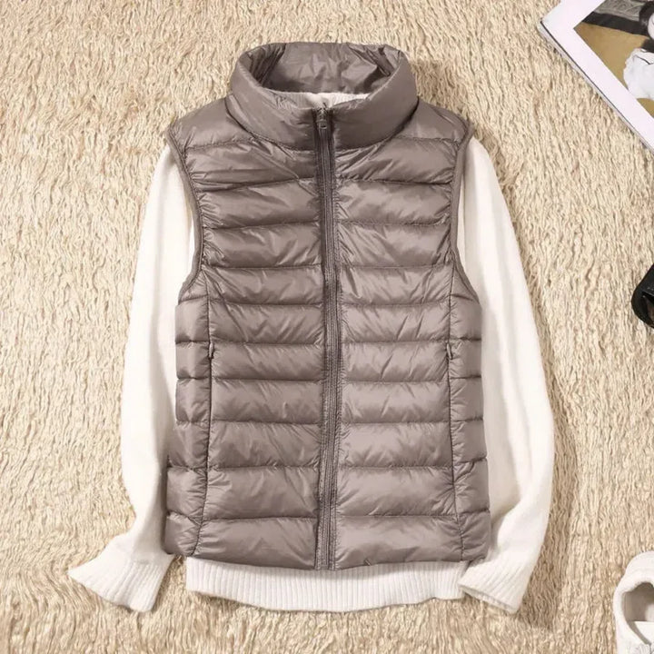 Windproof Women's Bodywarmer with Zipper