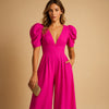 Flattering Puff Sleeve fit Jumpsuit