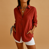 Airy Blouse in Cotton-Linen Mix for Women