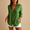 Airy Blouse in Cotton-Linen Mix for Women