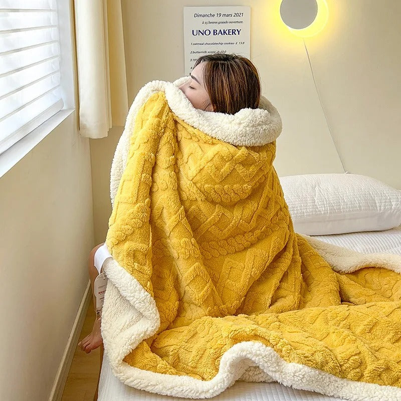 Winter Lambswool Blanket Ultimate Warmth and Comfort for Colder Days