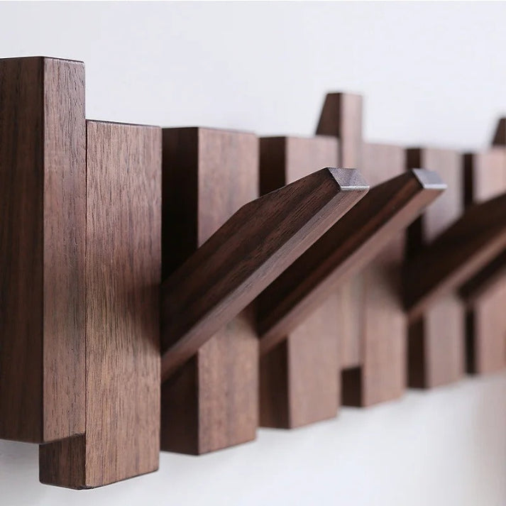 Wooden Piano Coat Rack Artistic Design with Functional Elegance