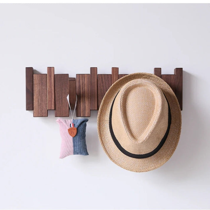 Wooden Piano Coat Rack Artistic Design with Functional Elegance