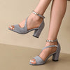 Sophie – Women's Open Toe Block Heels | Ankle Strap