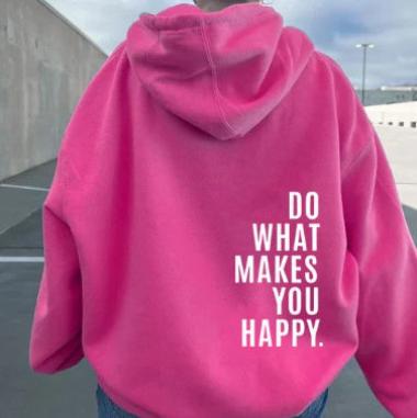 Inspire – Hoodie with Motivational Print for Women