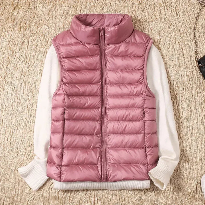 Windproof Women's Bodywarmer with Zipper