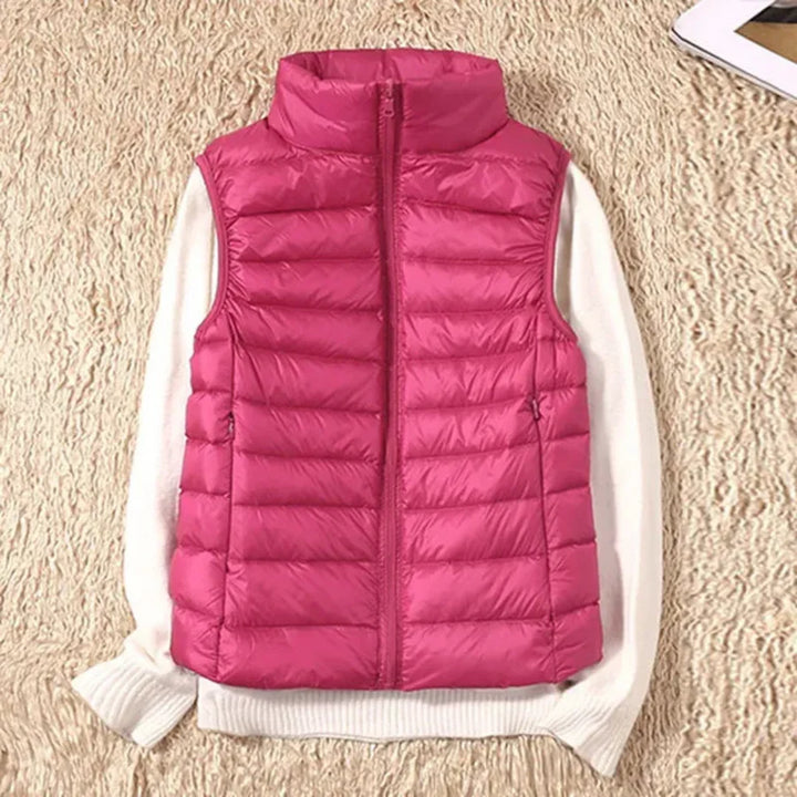 Windproof Women's Bodywarmer with Zipper