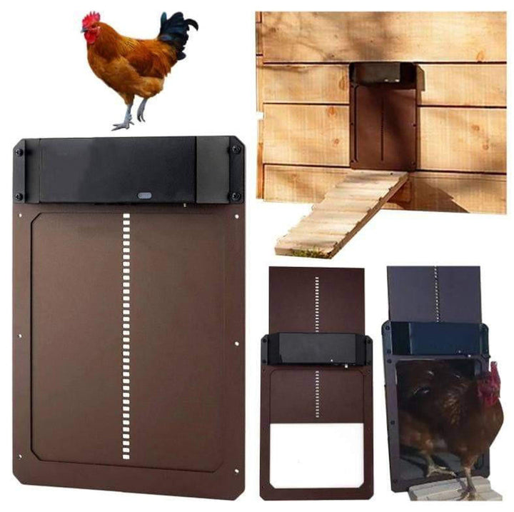 Automatic Chicken Coop Door with Light Sensor Reliable Security for Your Flock