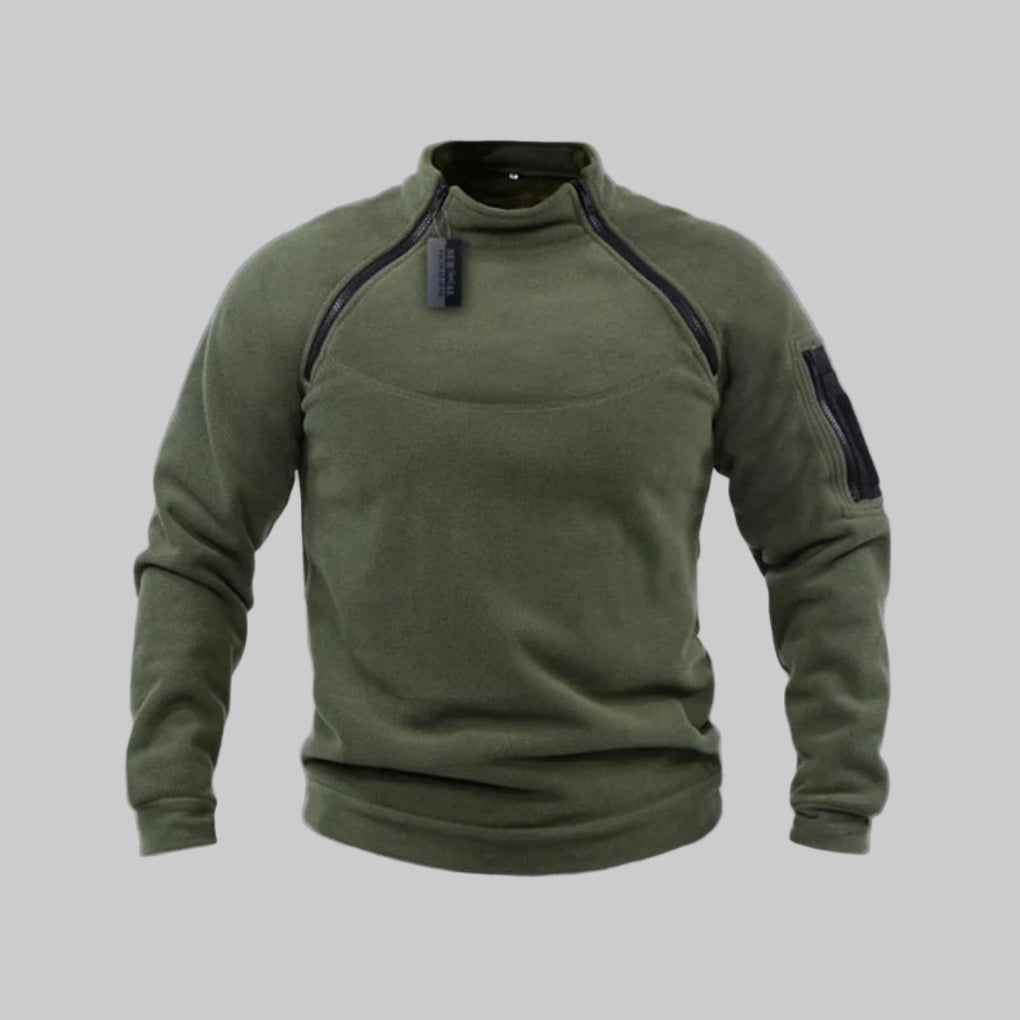 Men’s Tactical Fleece Pullover – Functional Layer for Outdoor & Field Use