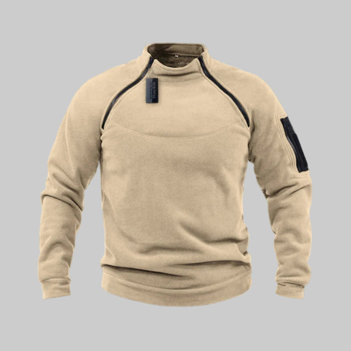 Men’s Tactical Fleece Pullover – Functional Layer for Outdoor & Field Use