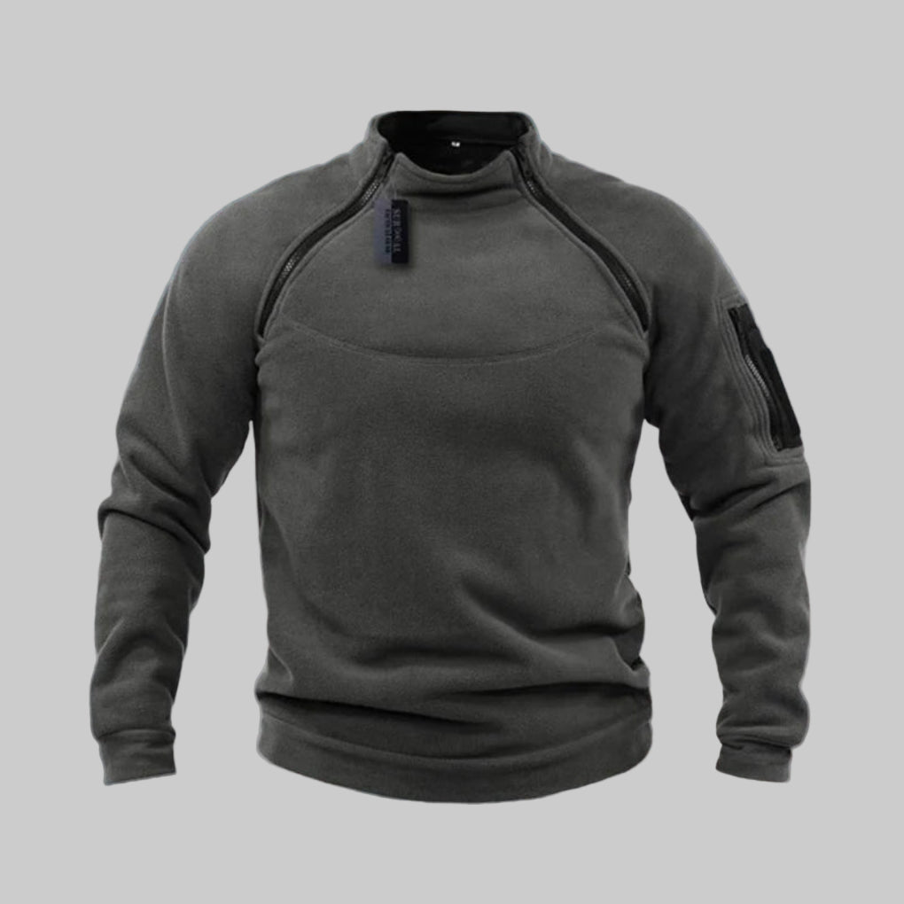 Men’s Tactical Fleece Pullover – Functional Layer for Outdoor & Field Use