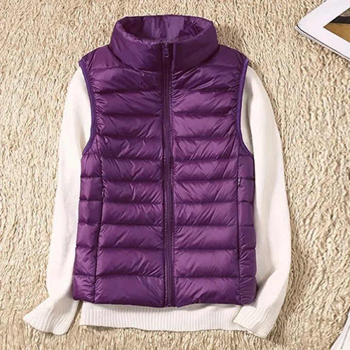 Windproof Women's Bodywarmer with Zipper