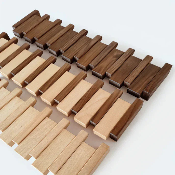 Wooden Piano Coat Rack Artistic Design with Functional Elegance