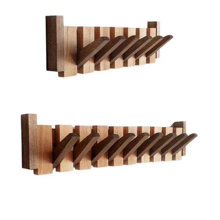Wooden Piano Coat Rack Artistic Design with Functional Elegance