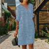 Amber – Elegant V-Neck Dress for Women