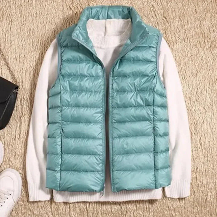 Windproof Women's Bodywarmer with Zipper