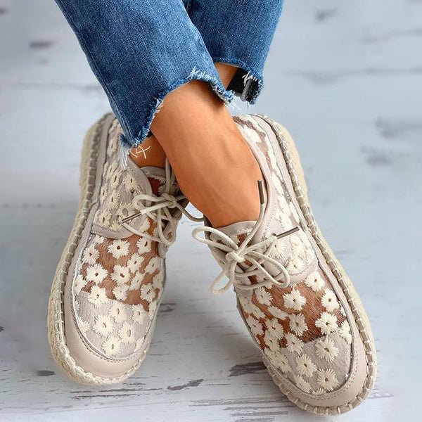 Orthopedic Embroidered Sneakers for Women