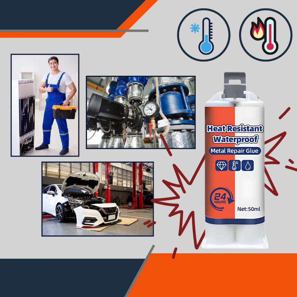 Metal Repair Adhesive 50g – Waterproof Bonding Formula